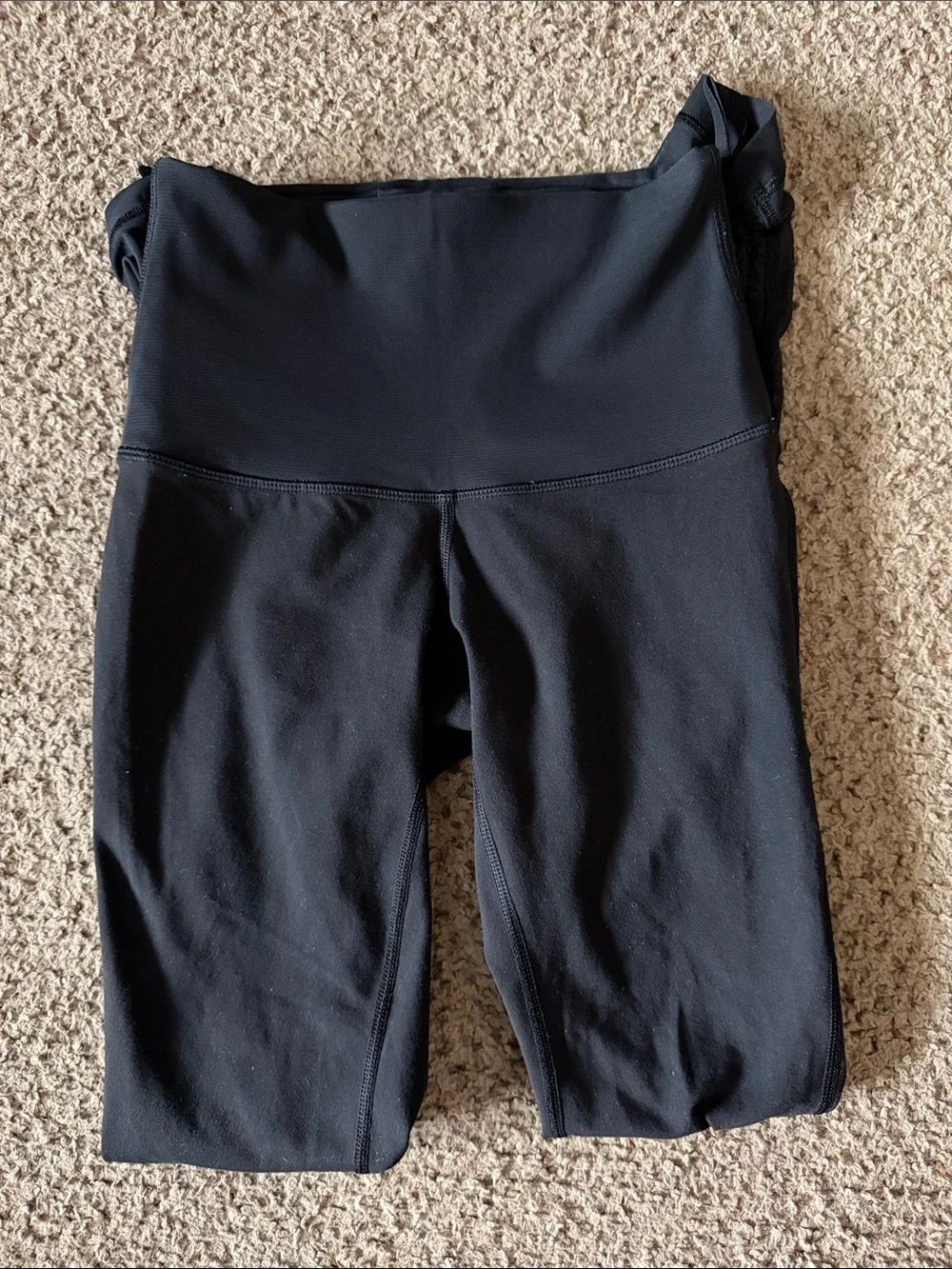 lululemon athletica Black Leggings with Subtle Logo